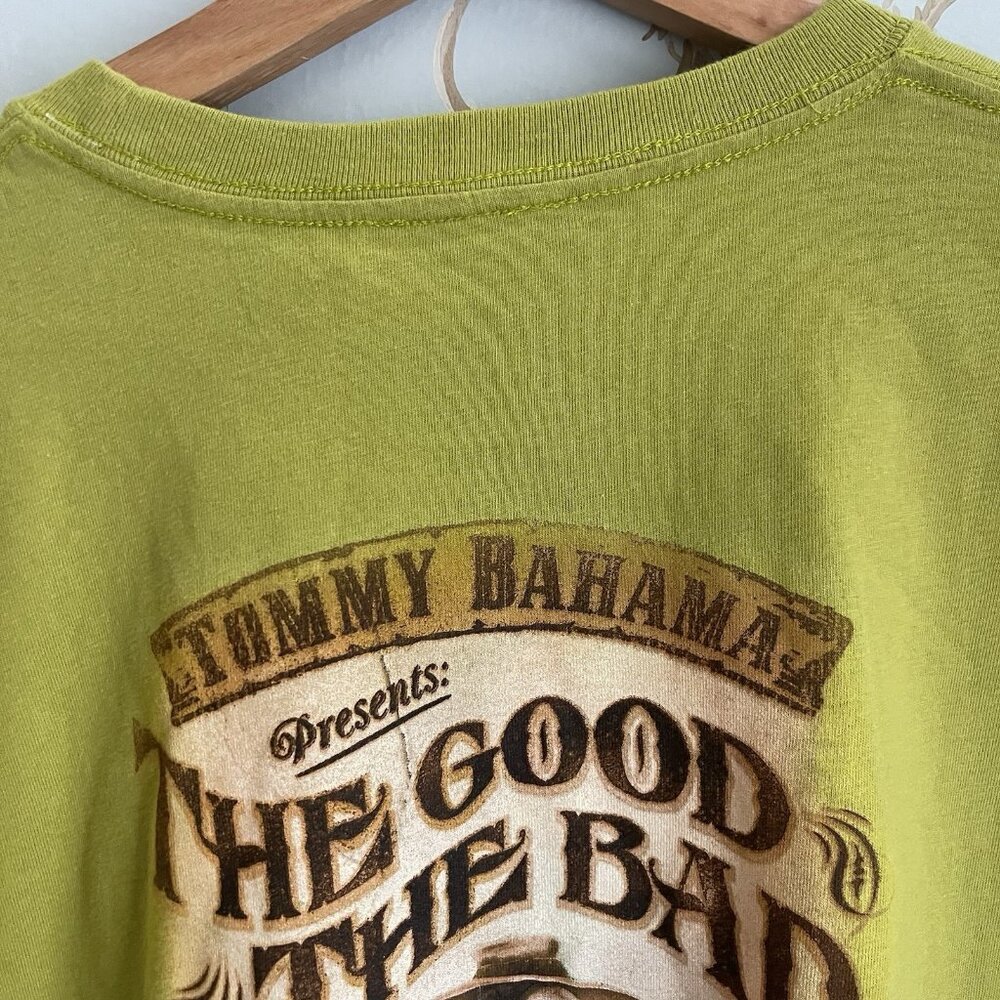 Tommy Bahama Mens Graphic T Shirt Western Parrot Bar XL Tropical Casual Y2K - Picture 7 of 9